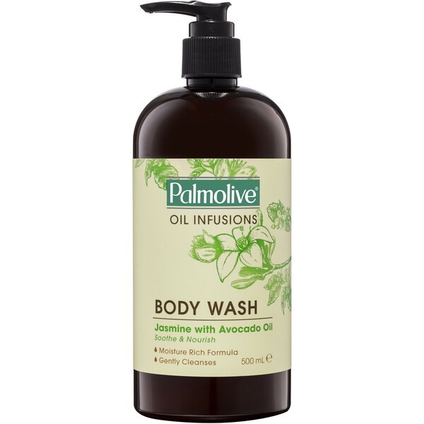 Palmolive Oil Infusions Body Wash Jasmine & Avocado Oil 500ml