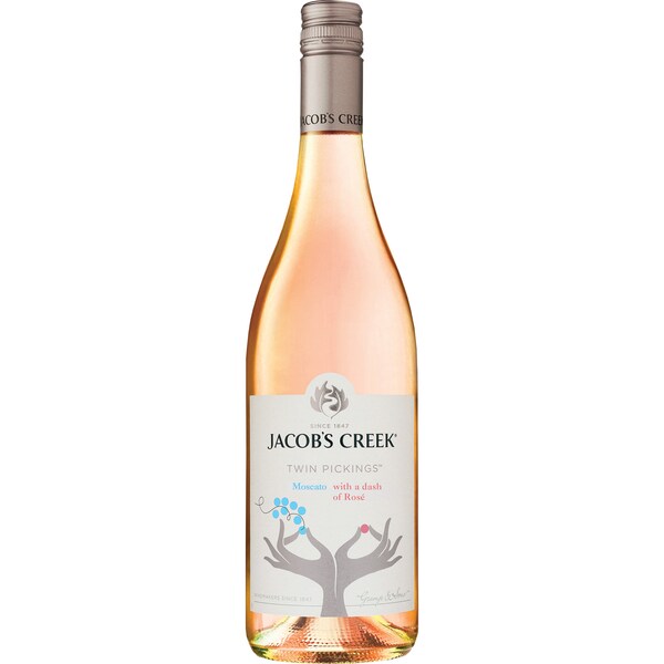 Jacob's Creek Twin Pickings Moscato With a Dash Of Rose 750ml