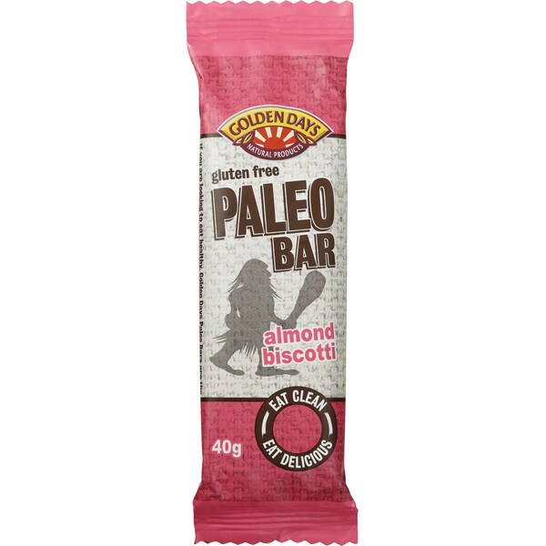 Golden Days Paleo Bar Almond Biscotti 40g
