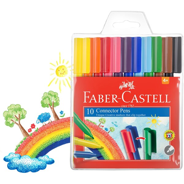 Faber-Castell Connector Pens 10 Pack
