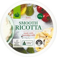 Woolworths Ricotta Cheese Smooth