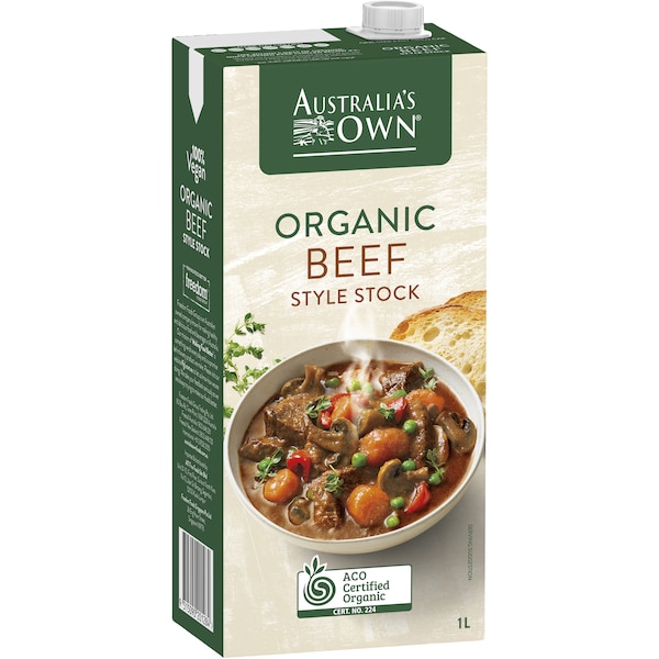 Australia's Own Organic Beef Stock 1L