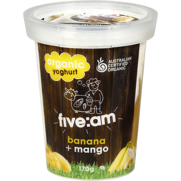 FiveAM Org Yog      Banana Mango 170g