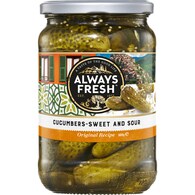 Always Fresh Cucumbers Sweet & Sour