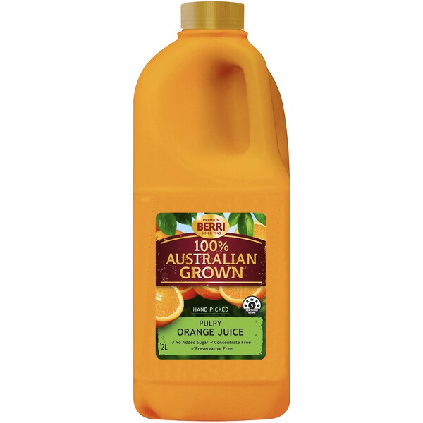 Berri Pulpy Orange Juice 2l