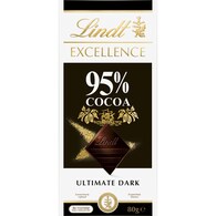 Lindt Excellence 95% Cocoa Dark Chocolate Block