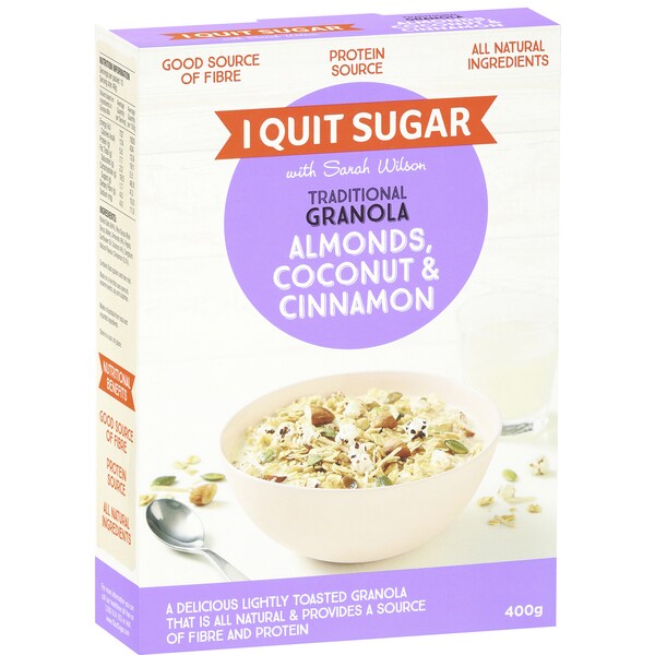 I Quit Sugar Granola Almond Coconut & Cinnamon 400g