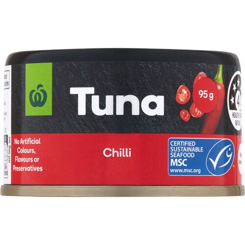 Woolworths Tuna Chilli 95g bunch
