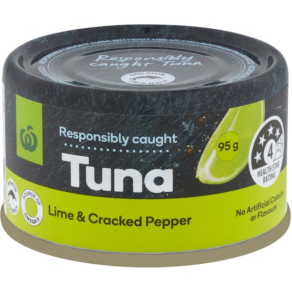 Woolworths Tuna Lime & Cracked Pepper 95g