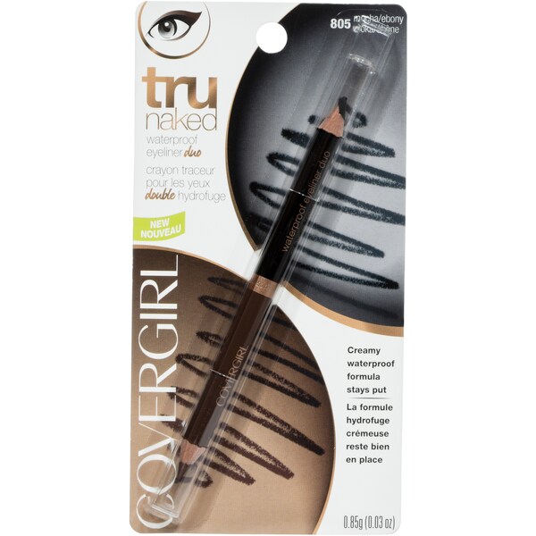Covergirl Tru Naked Eyeliner Duo Mocha Ebony 322