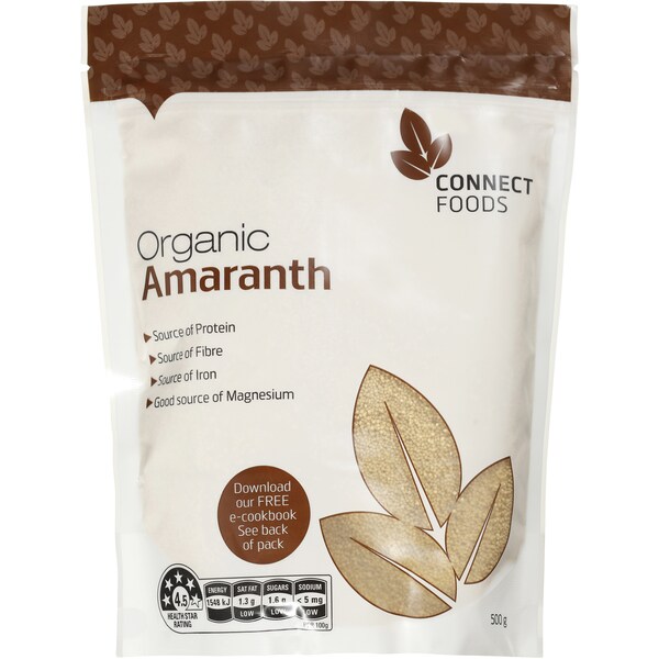 Connect Foods Organic Amaranth 500g