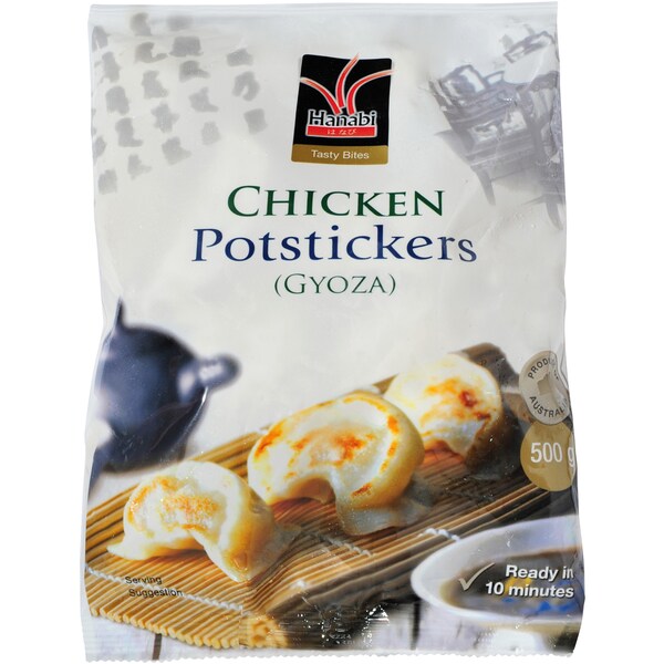Hanabi Chicken      Potstickers 500g