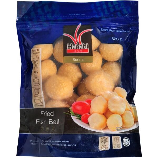 Hanabi Fried Fish Ball Ball 500g