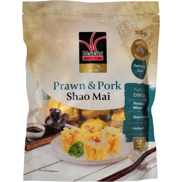Hanabi Prawn & Pork Shao Mai 300g