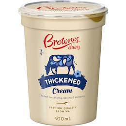 Brownes Brownes Dairy Dollop Cream Thickened 300mL