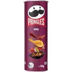 Pringles Bbq Stacked Potato Chips 134g