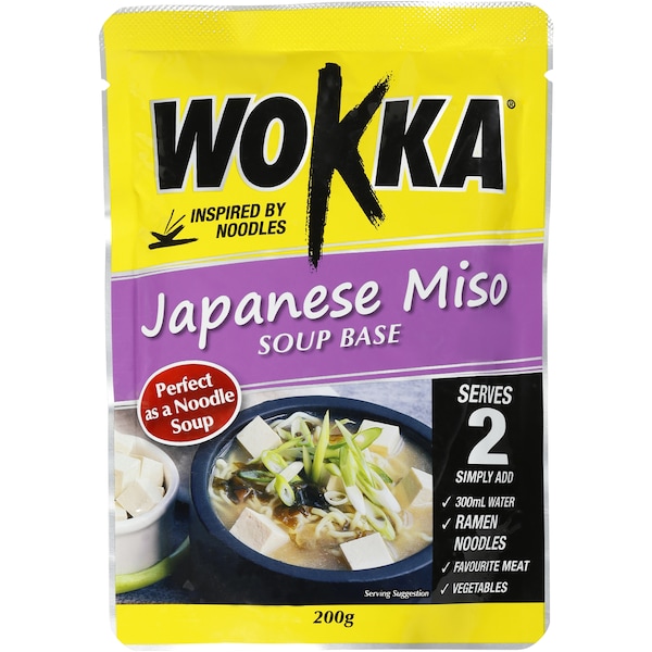 Wokka Soup Base Miso 200ml