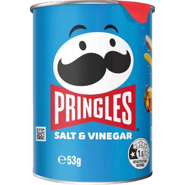 Pringles Salt & Vinegar Potato Chips 53g