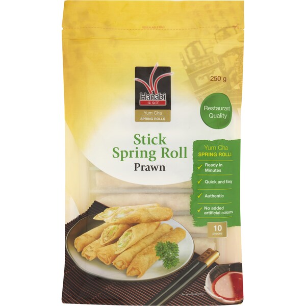 Hanabi Stick Spring Roll Prawn Spring Roll Prawn 250g