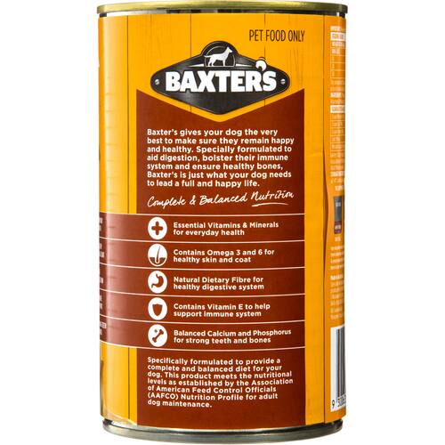 Baxter's Dog Food Loaf Five Meats 700g bunch