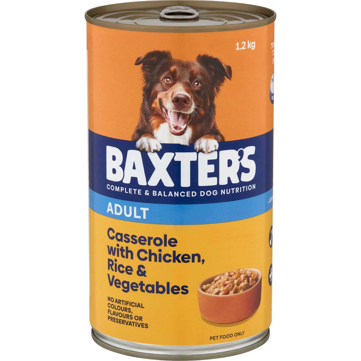 Baxter's Wet Dog Food Casserole Chicken Rice & Veg 1.2kg | bunch