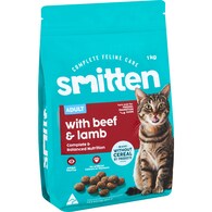 Smitten Dry Cat Food Beef Lamb & Vegetables