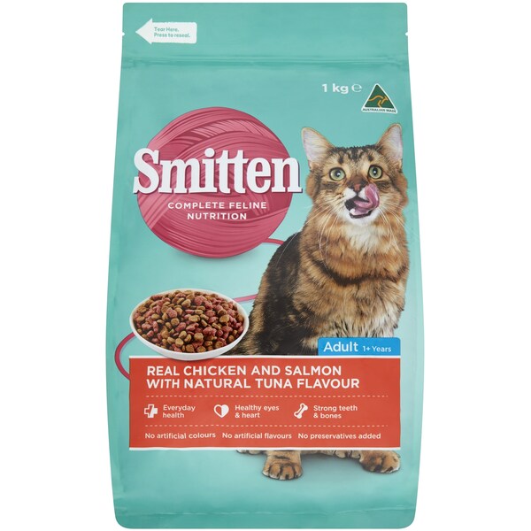 Smitten Cat Food Chicken Salmon & Tuna 1kg
