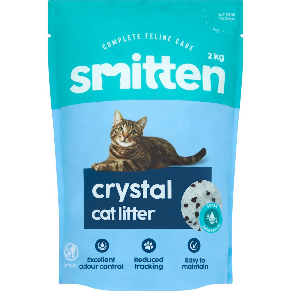 Smitten Cat Litter Crystals 2kg bunch