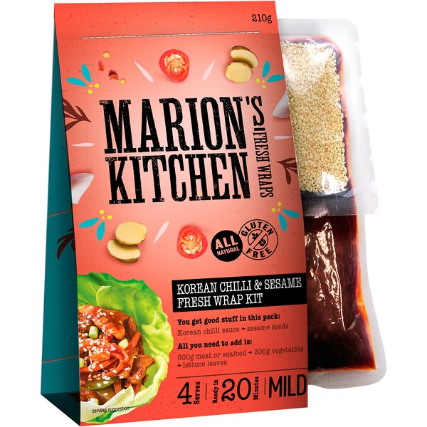 Marion's Kitchen Korean Sesame Wrap Kit 210g