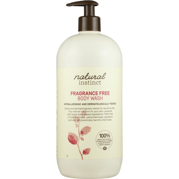 Natural Instinct Body Wash Fragrance Free 1l
