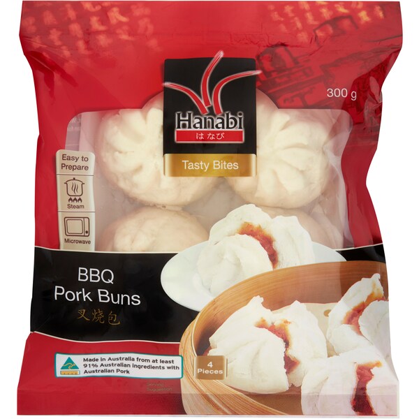 Hanabi Bbq Pork Bun Bun 300g