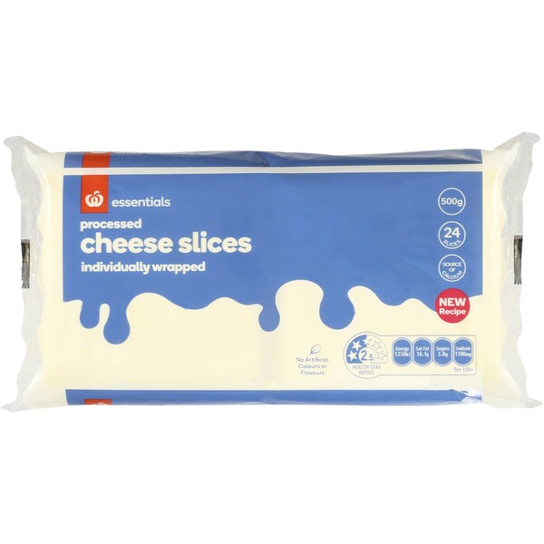 Essentials Cheese Slices 24 Pack