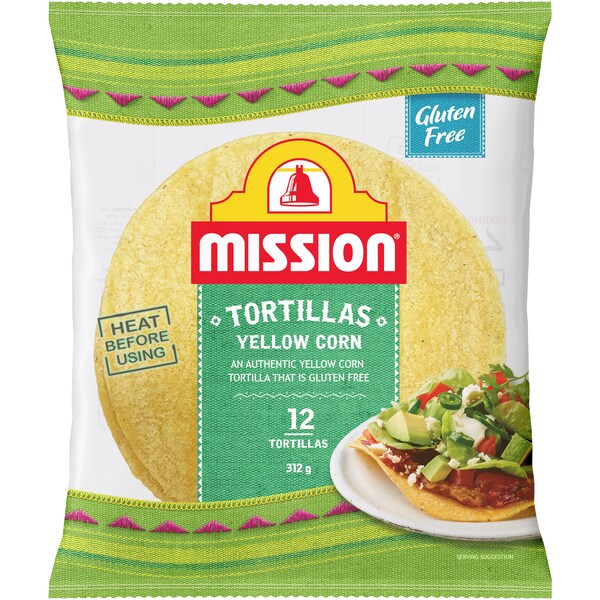 Mission Yellow Corn Tortillas 12 pack