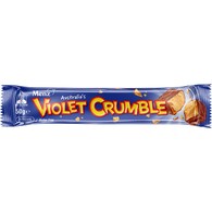 Menz Violet Crumble Chocolate Bar