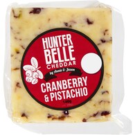 Hunter Belle Dairy Co Cheddar Cranberry & Pistachio