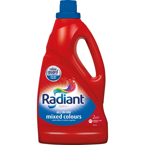 Radiant No Sort Laundry Liquid Front & Top Loader 2l