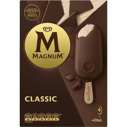 Magnum Classic Ice Cream Sticks 4 pack