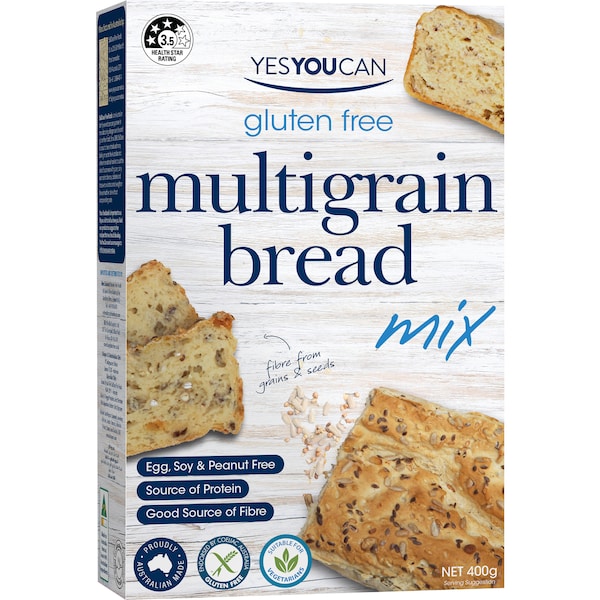 Yes You Can Gluten Free Multigrain Bread Mix 400g