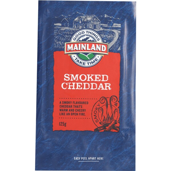 Mainland Cheddar & Smoked Cheese 125g