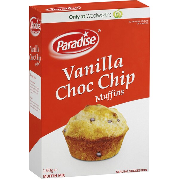 Paradise Muffin Mix Vanilla & Chocolate Chip 250g