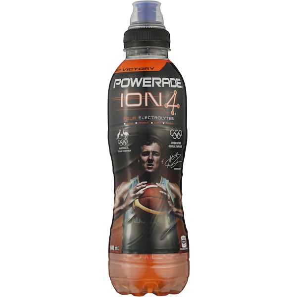 Powerade Isotonic Sports Drink Rio Victory Flo Cap 600ml Bottle