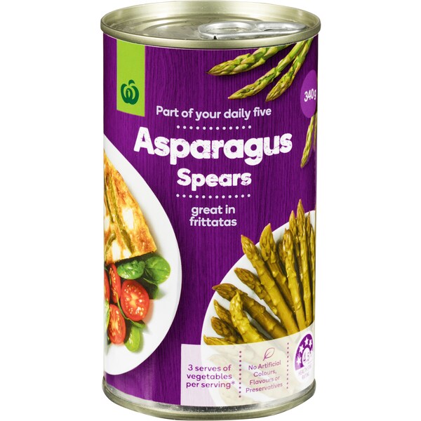 Woolworths Asparagus Spears  340g Can