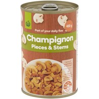 Woolworths Champignons Pieces & Stems