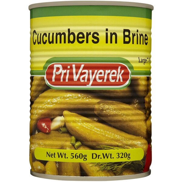 Pri Vayerek Cucumbers In Brine 540g