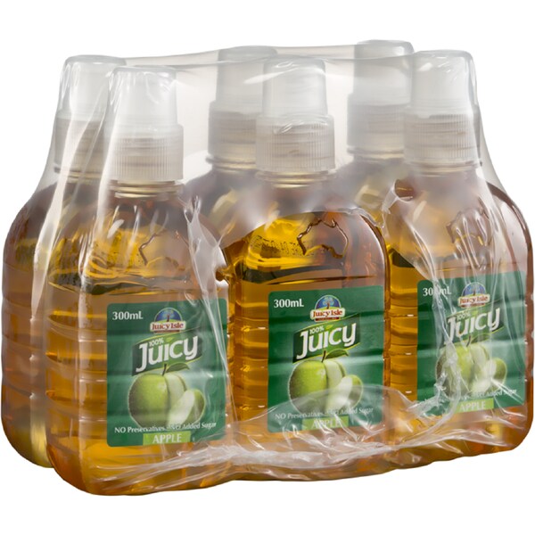 Juicy Isle Fruit Juice 100% Juicy Apple 250ml x6 Pack