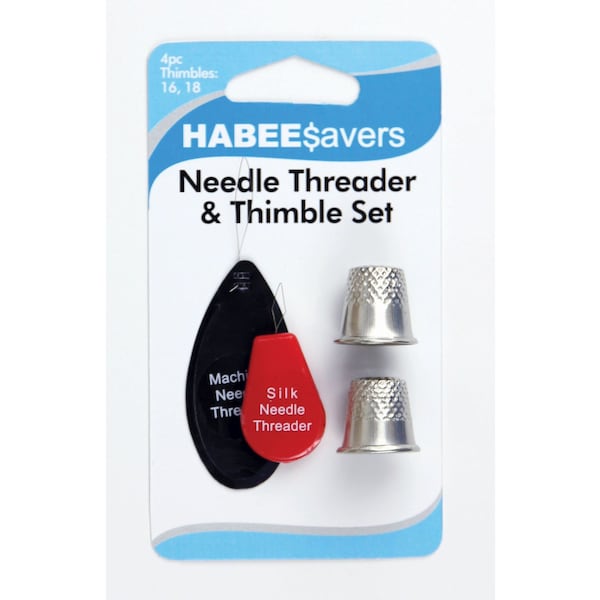 Habee$avers Needle Threader & Thimble Each