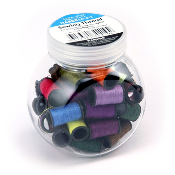 Habee$avers THREAD ASSORTED MINI JAR 36 PIECE