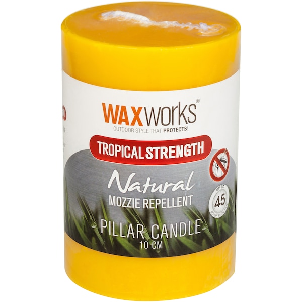 Waxworks Citronella Candle Pillar 10cm Each