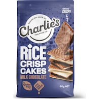 Charlie's Fine Food Co. Mini Rice Crisps Milk Chocolate