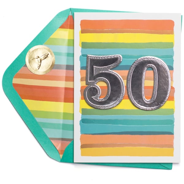 John Sands Happy 50th Birthday Card Each